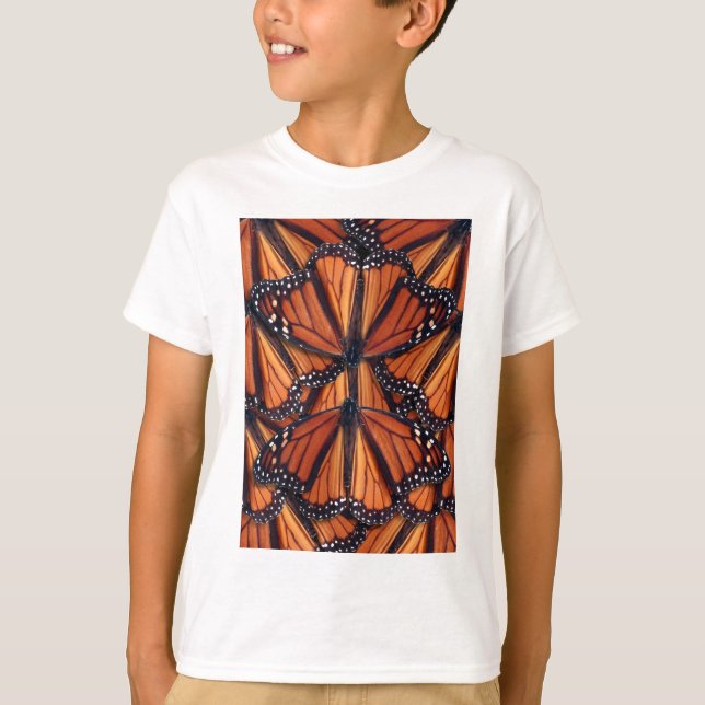 Camiseta arte da borboleta monarca (Frente)