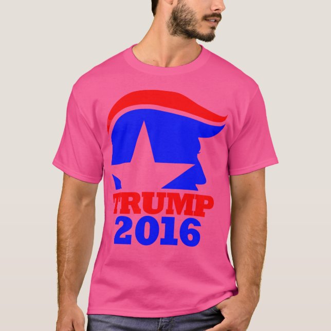 Camiseta Arte da Campanha Trump 2016 (Frente)