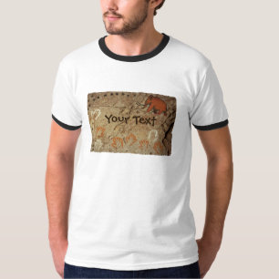 Camiseta Arte Da Caverna Da Idade Do Gelo