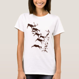 Camiseta Arte da caverna de Lascaux