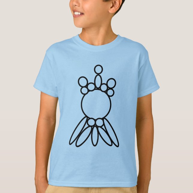 Camiseta Arte da coroa (Frente)