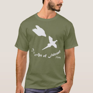 Camiseta Arte da Falcão - Falcão-peregrino