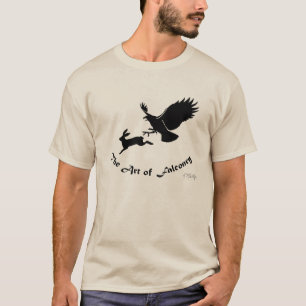 Camiseta Arte da Falcãoaria - Falcão de Cauda Vermelha