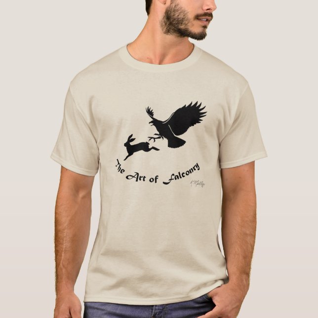 Camiseta Arte da Falcãoaria - Falcão de Cauda Vermelha (Frente)