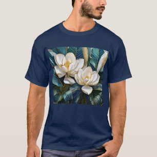 Camiseta Arte da Magnolia Meridional