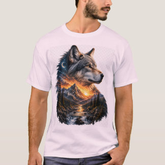 Camiseta Arte da Natureza Selvagem