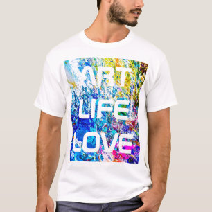 Camiseta Arte da paleta de cores