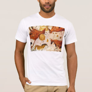 Camiseta Arte da rocha de Lascaux