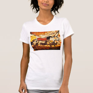 Camiseta Arte da rocha de Lascaux
