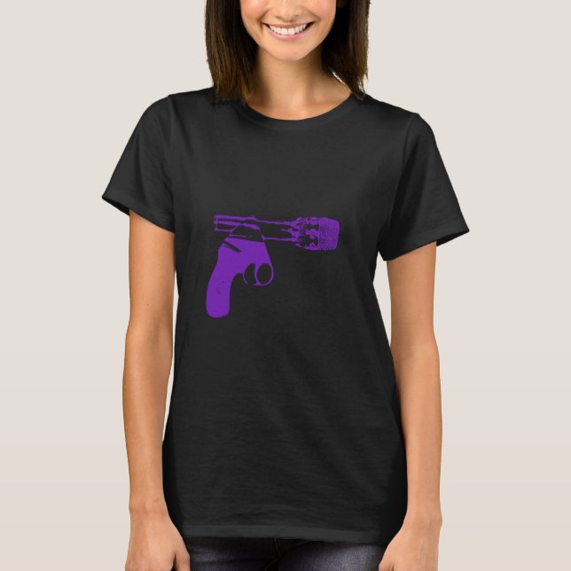 Camiseta Arte Da Rua De Arma De Microfone rap (Frente)