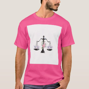 Camiseta Arte das Escalas da Justiça