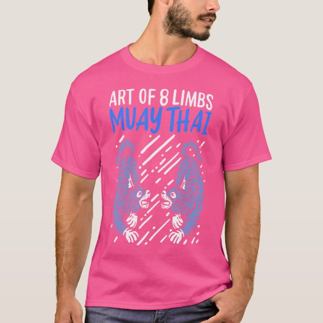 Camiseta Arte De 8 Membros Produto Tailandês Muay (Frente)