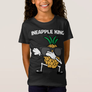 Camiseta Arte De Abacaxi Engraçada Para Pai Masculina Fruta
