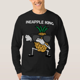 Camiseta Arte De Abacaxi Engraçada Para Pai Masculina Fruta
