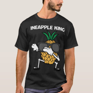 Camiseta Arte De Abacaxi Engraçada Para Pai Masculina Fruta