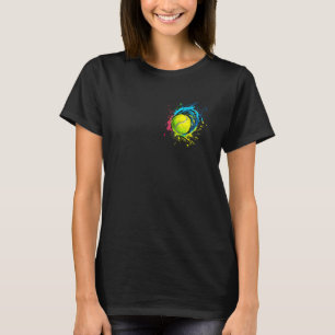 Camiseta Arte de abertura de Tênis Colorida do tênis Lover