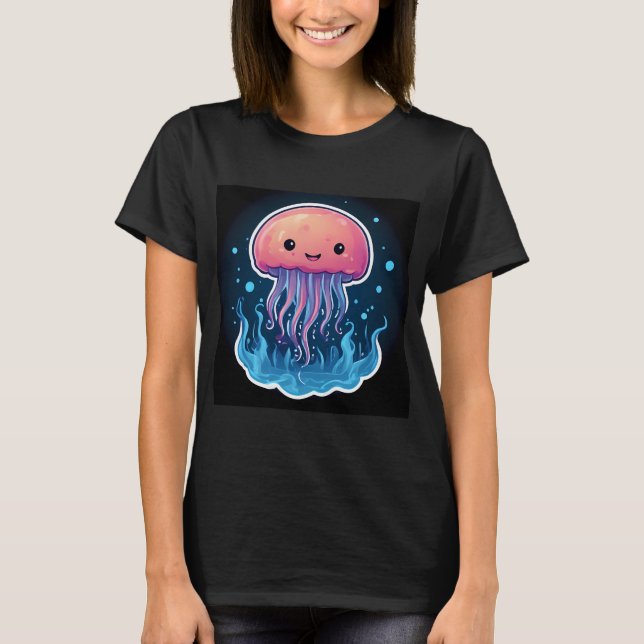 Camiseta Arte de Água-Viva (Frente)