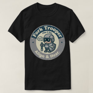 Camiseta Arte de Alinhamento Auditivo Retrô