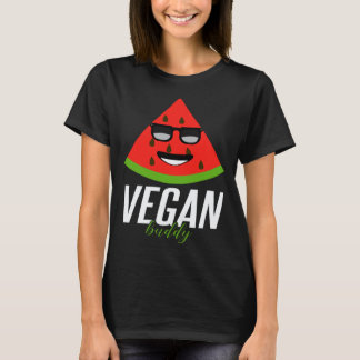 Camiseta Arte de Amigo Vegano Humorístico