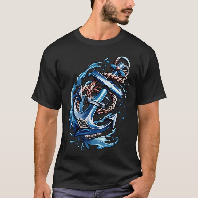 Camiseta Arte de Âncora (Frente)