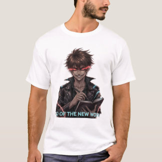 Camiseta “Arte de Anime com Estética Escura”