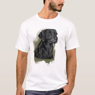 Camiseta Arte de Aquarela Digital do Labrador Retriever Pre