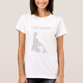 Camiseta Arte de Astrologia Minimalista Símbolo do Zodíaco