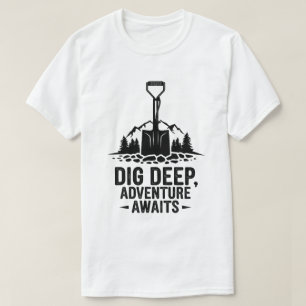 Camiseta Arte de Aventura Exterior e de Montanha