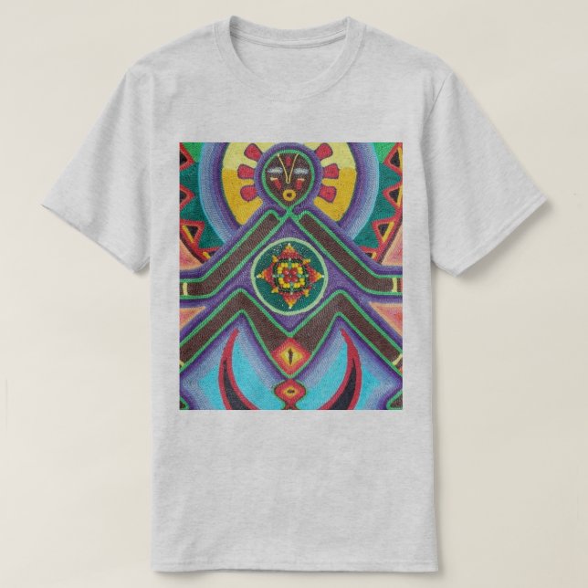 Camiseta Arte de Ayahuasca (Frente do Design)