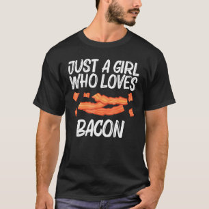 Camiseta Arte De Bacon legal Para Raparigas Porcos De Crian