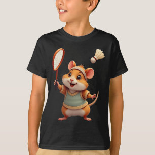 Camiseta Arte De Badminton Engraçado Para Homens Mulheres F