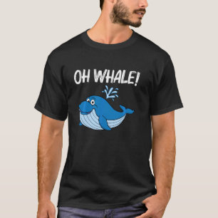 Camiseta Arte De Baleia Para Homens Orca Narwhale Blue Whal