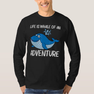 Camiseta Arte De Baleia Para Homens Orca Narwhales Blue Wha