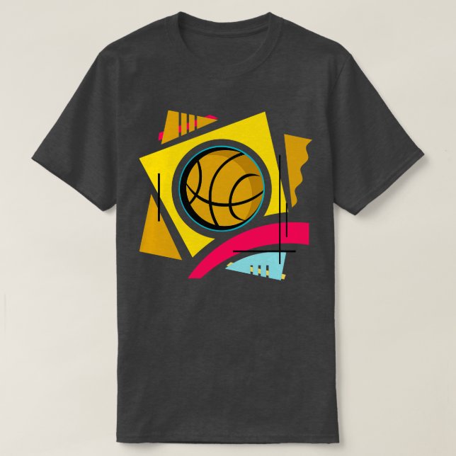 Camiseta Arte de Basquete (Frente do Design)