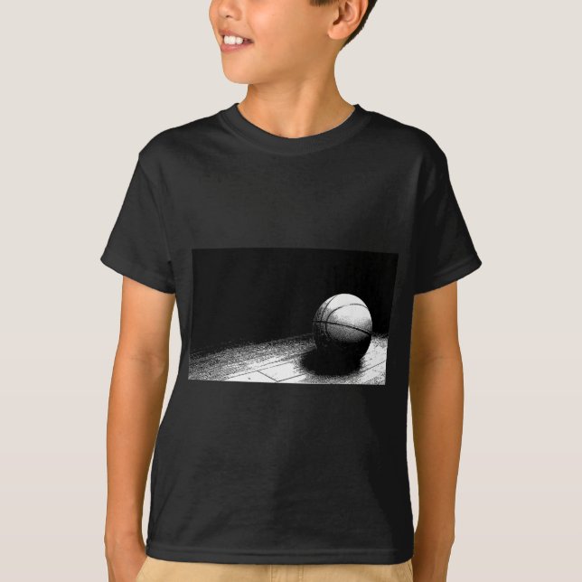 Camiseta Arte de Basquete Branca (Frente)
