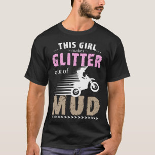 Camiseta Arte De Bicicleta Para Meninas Engraçadas