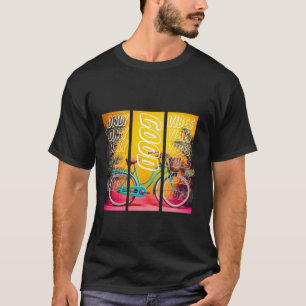 Camiseta Arte de Bicicleta Somente Boas Vibrações