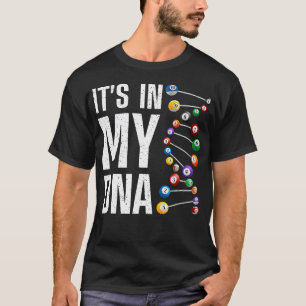 Camiseta Arte de Bilhar Legal Para Homens Mulheres Jogador