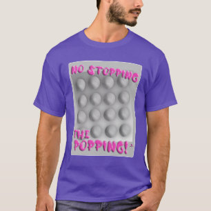 Camiseta Arte de Bolha de Plástico para Não Parar de Estour