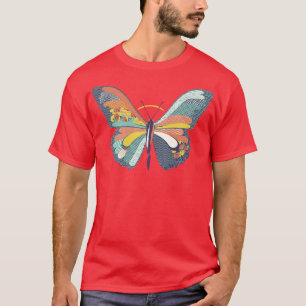Camiseta Arte de borboleta japonesa por Tobe Fonseca