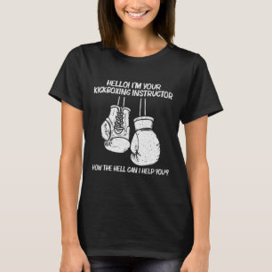 Camiseta Arte de Boxe Divertida Para Homens Mulheres Treina