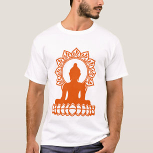Camiseta arte de Buda Gautama, decoração de parede Budista