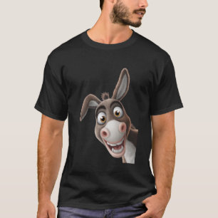 Camiseta Arte de Burro Engraçado Peach-Bruh u2013 Cabeça de