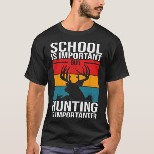 Camiseta Arte de Caça Divertida Para Homens Meninos Criança