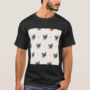 Camiseta Arte de cachorro Pug cachorrinhos engraçados cães 