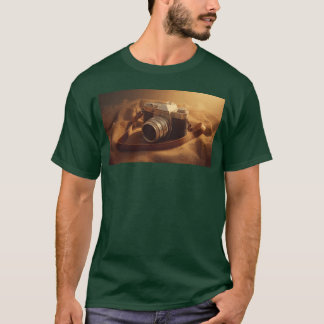 Camiseta Arte de Câmera Vintage Nº 09 Estilo Analógico Retr