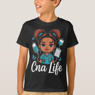 Camiseta Arte de carreira médica de auxiliar de enfermagem