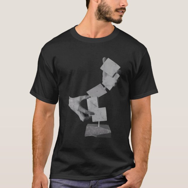 Camiseta Arte De Cartões De Escultura De Cardiologia (Frente)