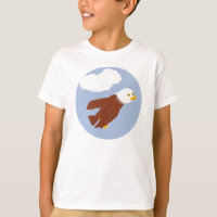 Arte de Cartoon Whimsical Bald Eagle