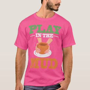 Camiseta Arte de Cerâmica de Olaria Argila Artista